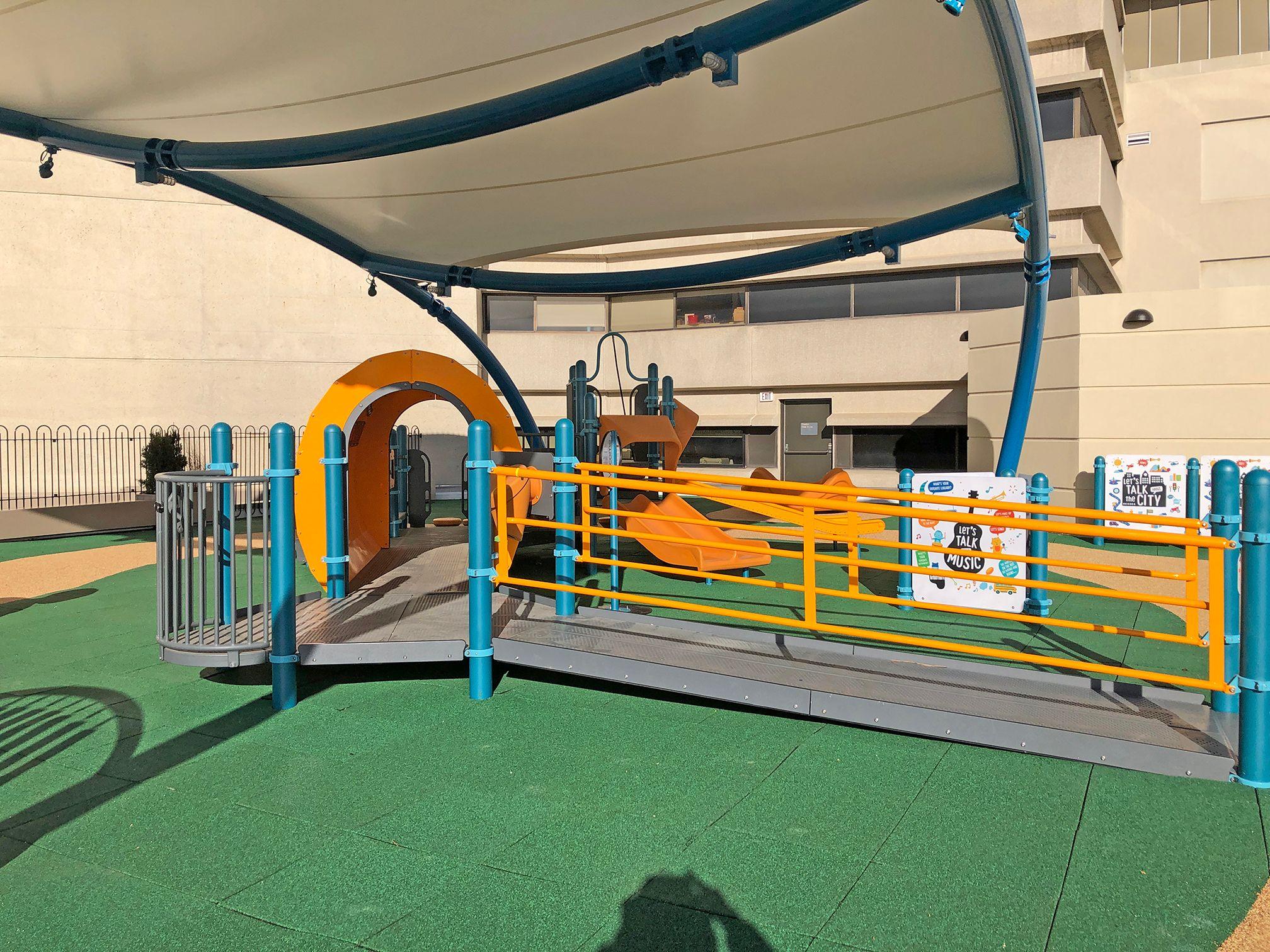 an image of the playdeck at Nationwide Children's Hospital