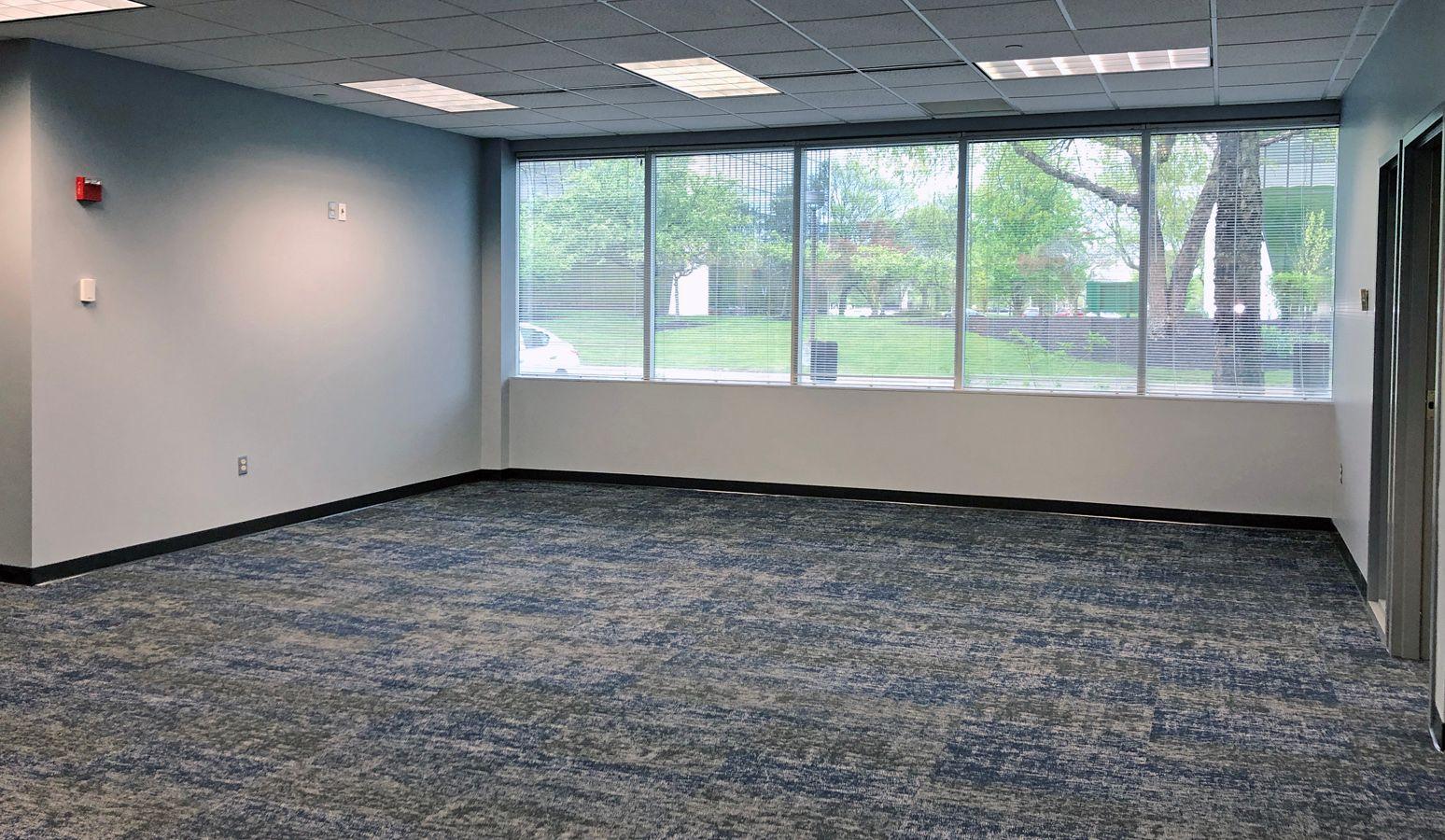 an image of an empty office space