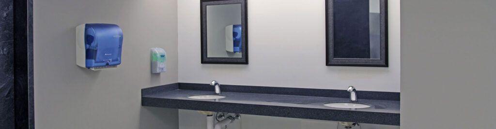 Your office restrooms make a strong statement about your company – both to your clients and your employees. The changes in the needs and behaviors of your employees along with new technology and decorating trends have resulted in new trends.