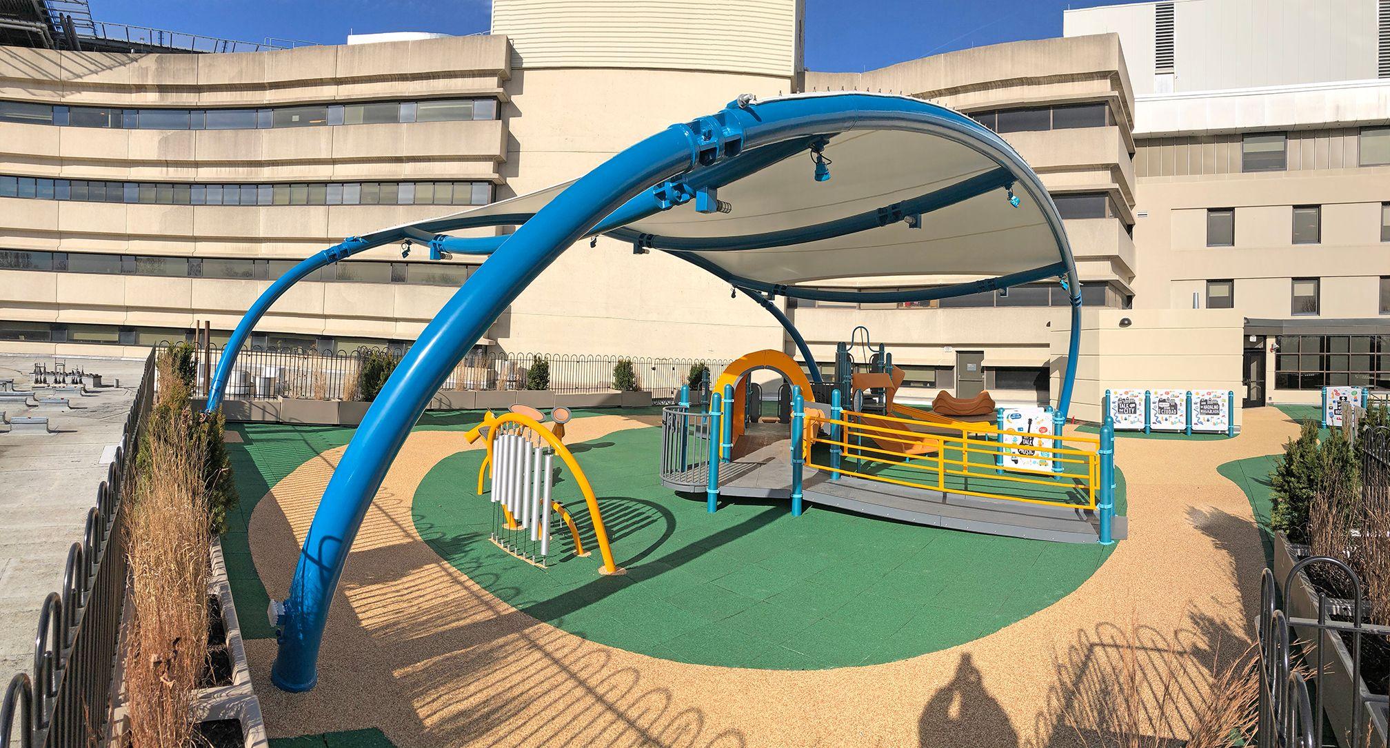 an image of the playdeck at Nationwide Children's Hospital