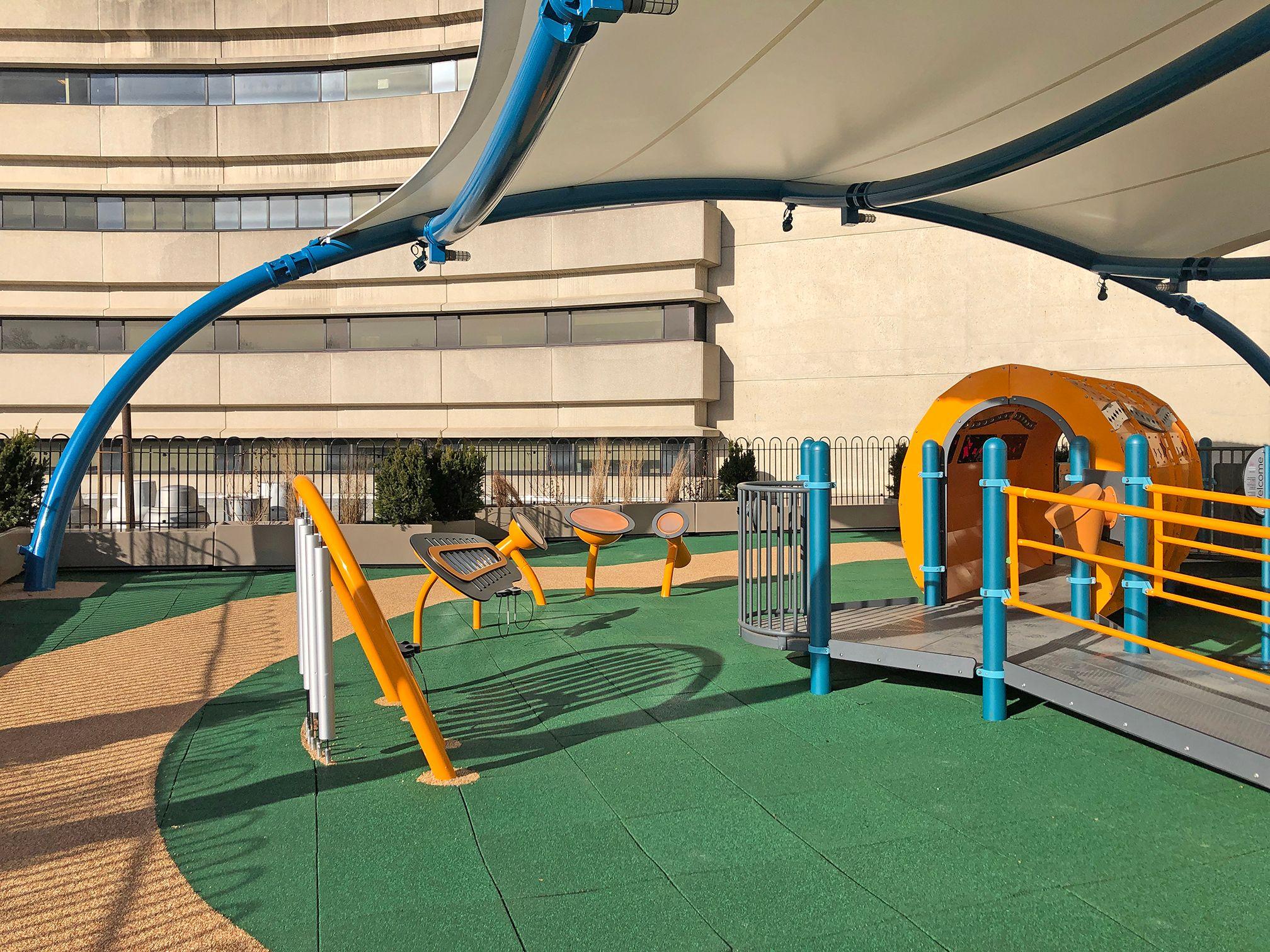 an image of the playdeck at Nationwide Children's Hospital